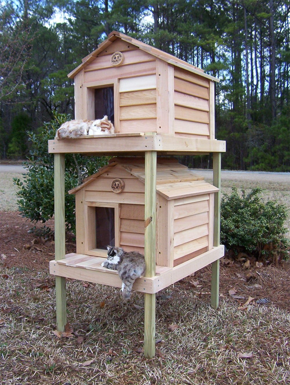 20" Townhouse Cat House - Custom Dog & Cat Houses by ...