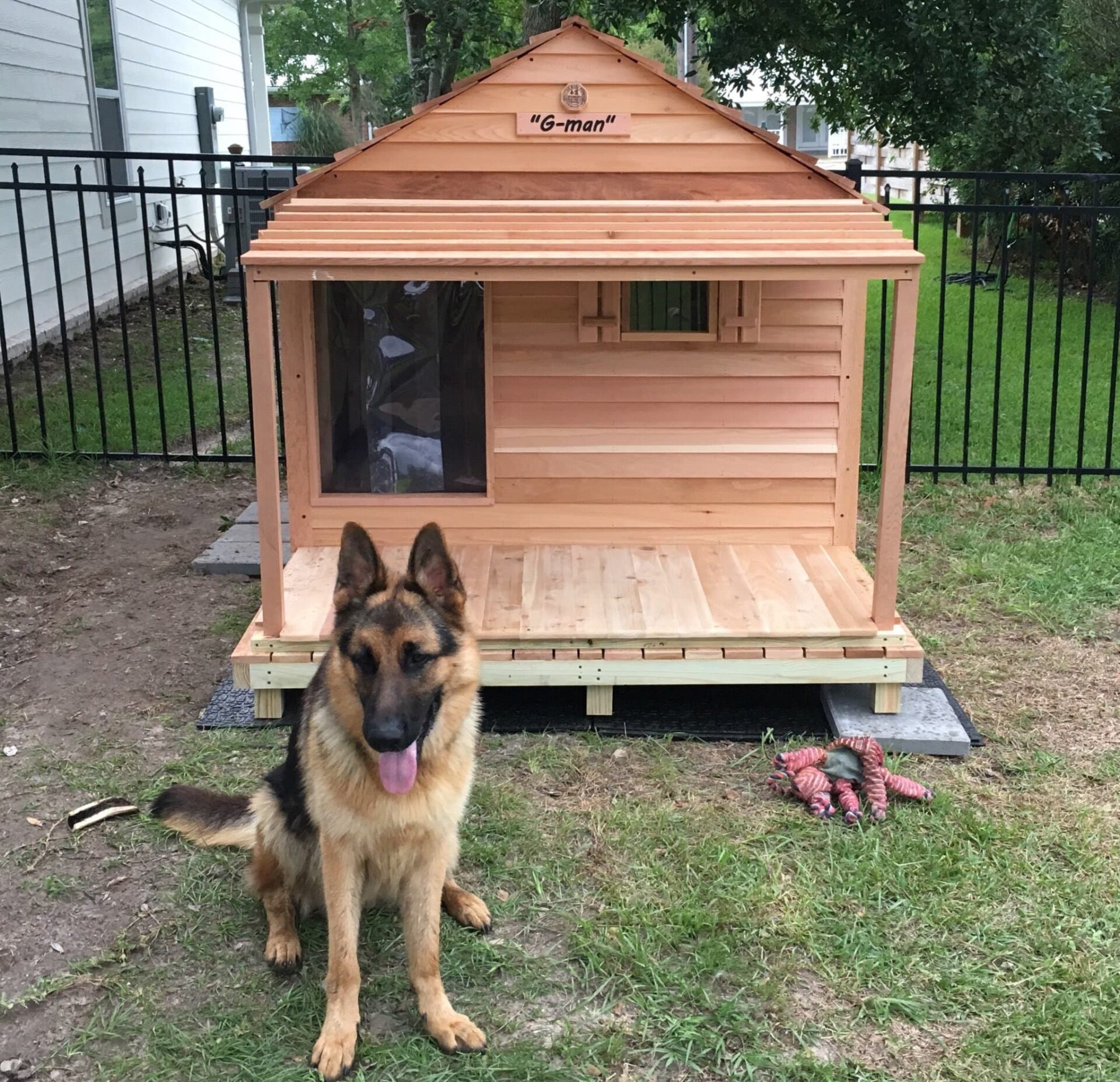 DIY Dog House Plans Double Kennel Large Outdoor PDF Dog House Diy Dog House Diy Plans Dog