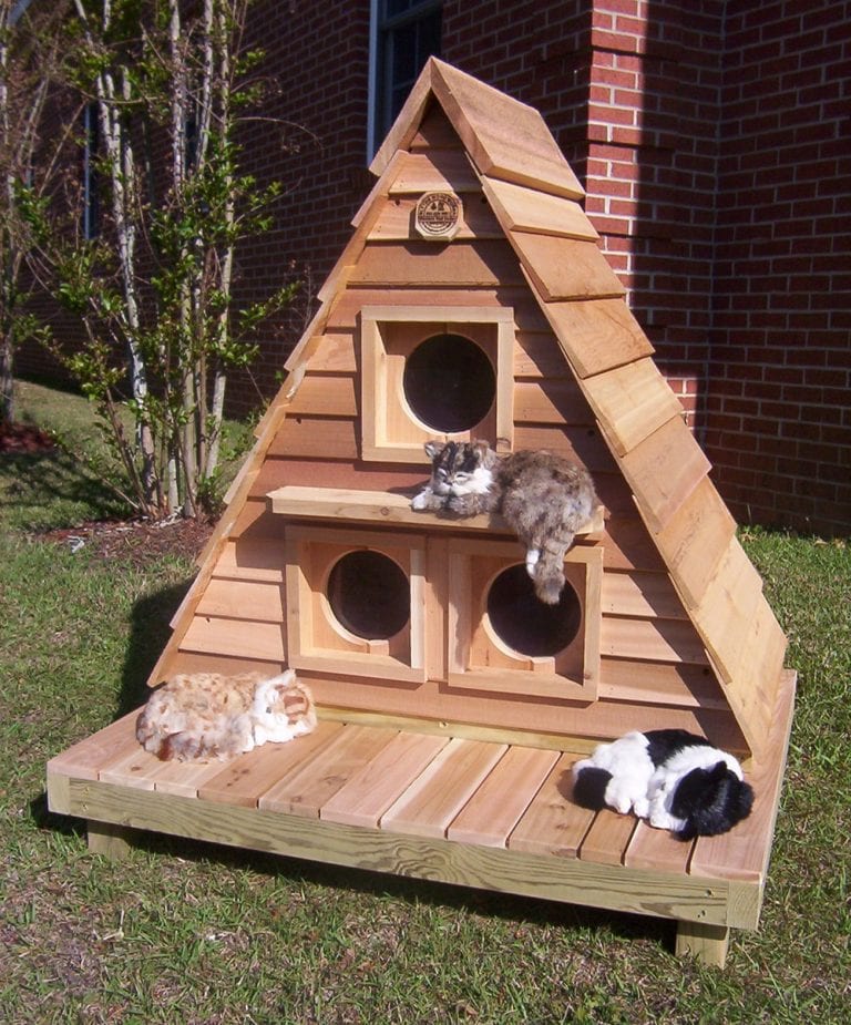 Outdoor Cat House for 36 Cats Customizable Free Shipping