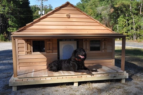 Optional Porch & Deck - Custom Dog & Cat Houses by Blythe Wood Works